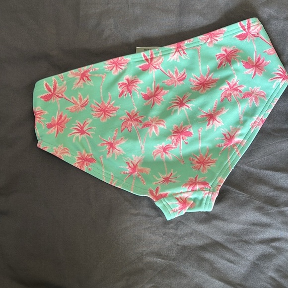 Abercrombie Kids Green and Pink Palm Bikini - Picture 4 of 6
